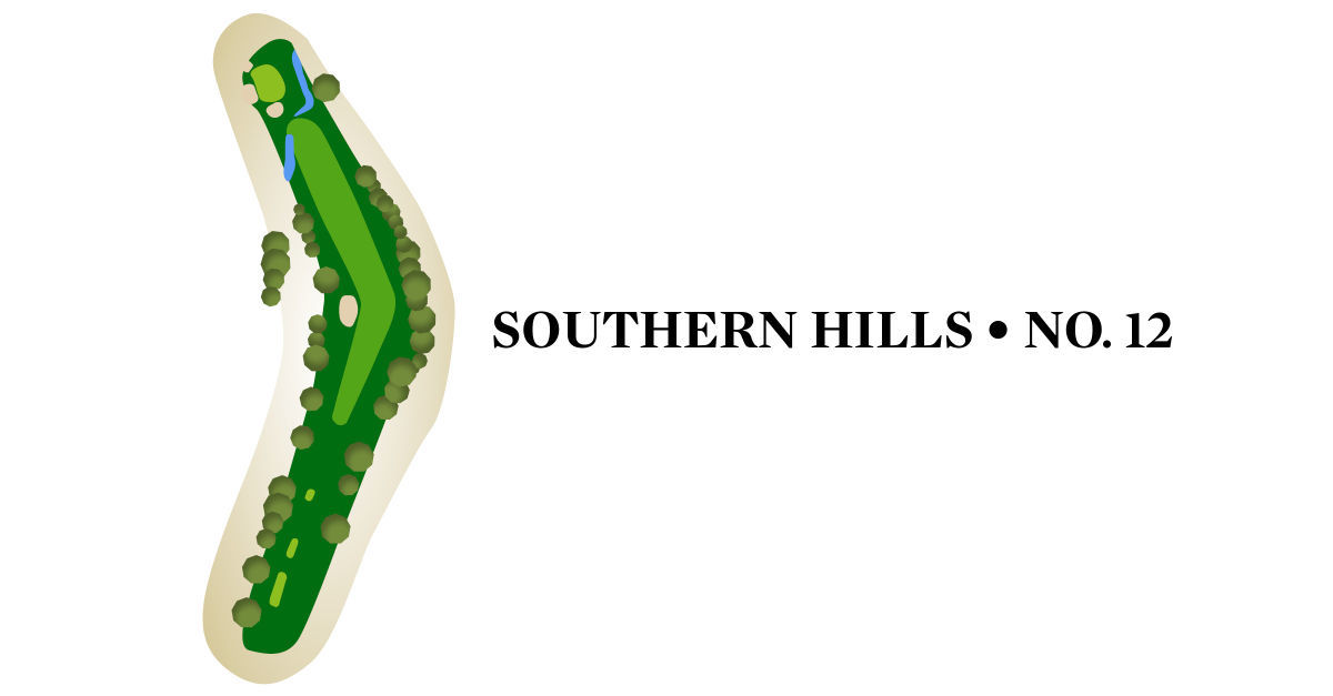No. 12 at Southern Hills Country Club (par-4, 458 yards)